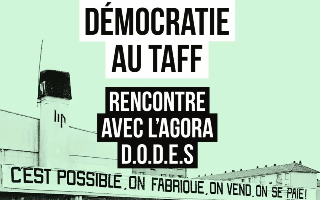 DÉMOCRATIE AU TAFF à Lyon !