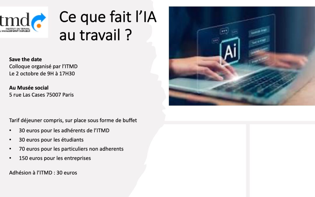Ce que fait l’IA au travail?