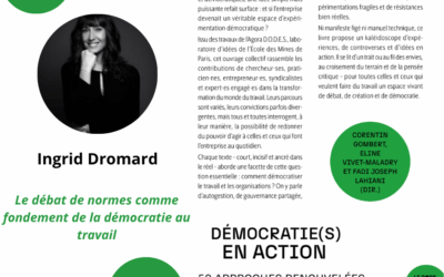 Le débat de norme comme fondement de la démocratie au travail – Webinaire Ingrid Dromard
