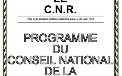 Les Jours Heureux – Programme du CNR